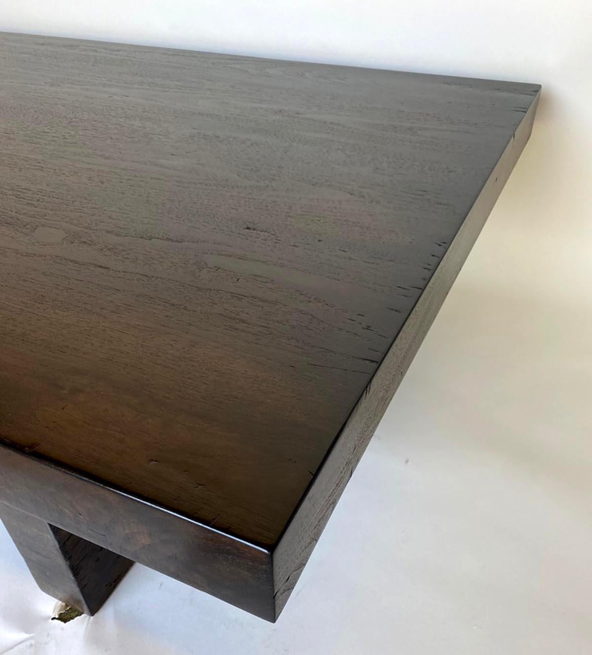 American Custom Walnut Coffee Table by Dos Gallos Studio For Sale