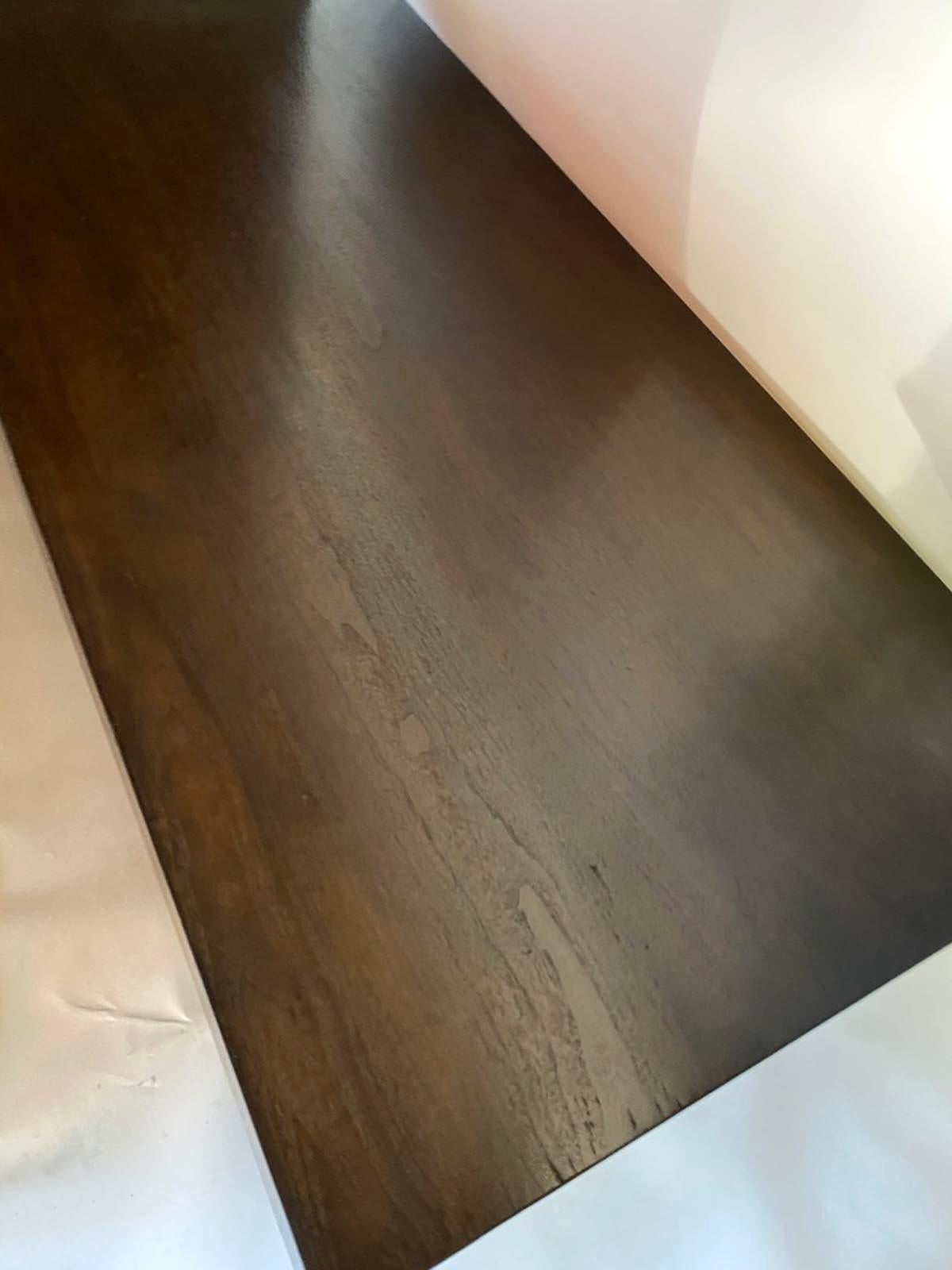 Contemporary Custom Walnut Coffee Table by Dos Gallos Studio For Sale