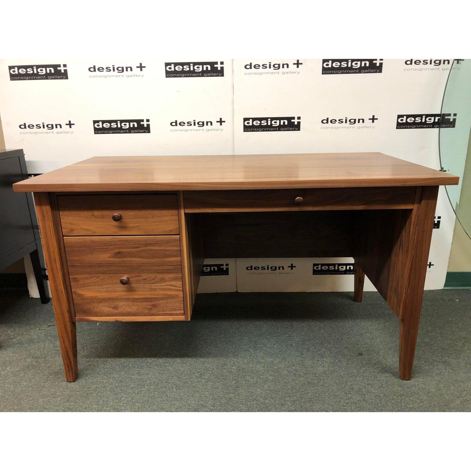 Custom Walnut Desk and Chair by Vermont Wood Studio For Sale 2