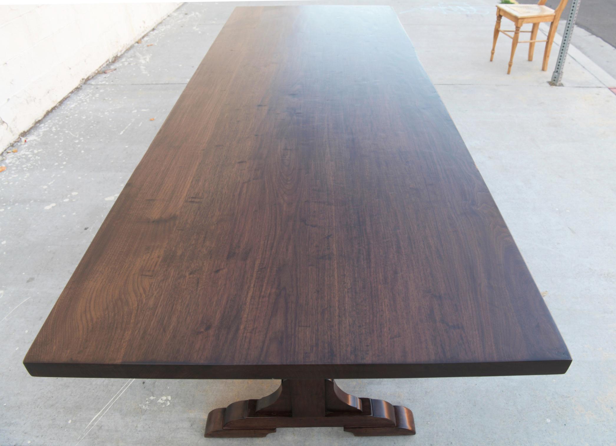 Emilie Dining Table made from Black Walnut, made to Order by Petersen Antiques For Sale 3