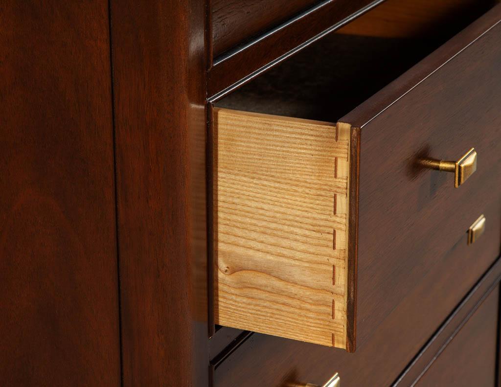 Custom Walnut Dresser Chest by Carrocel In Excellent Condition In North York, ON
