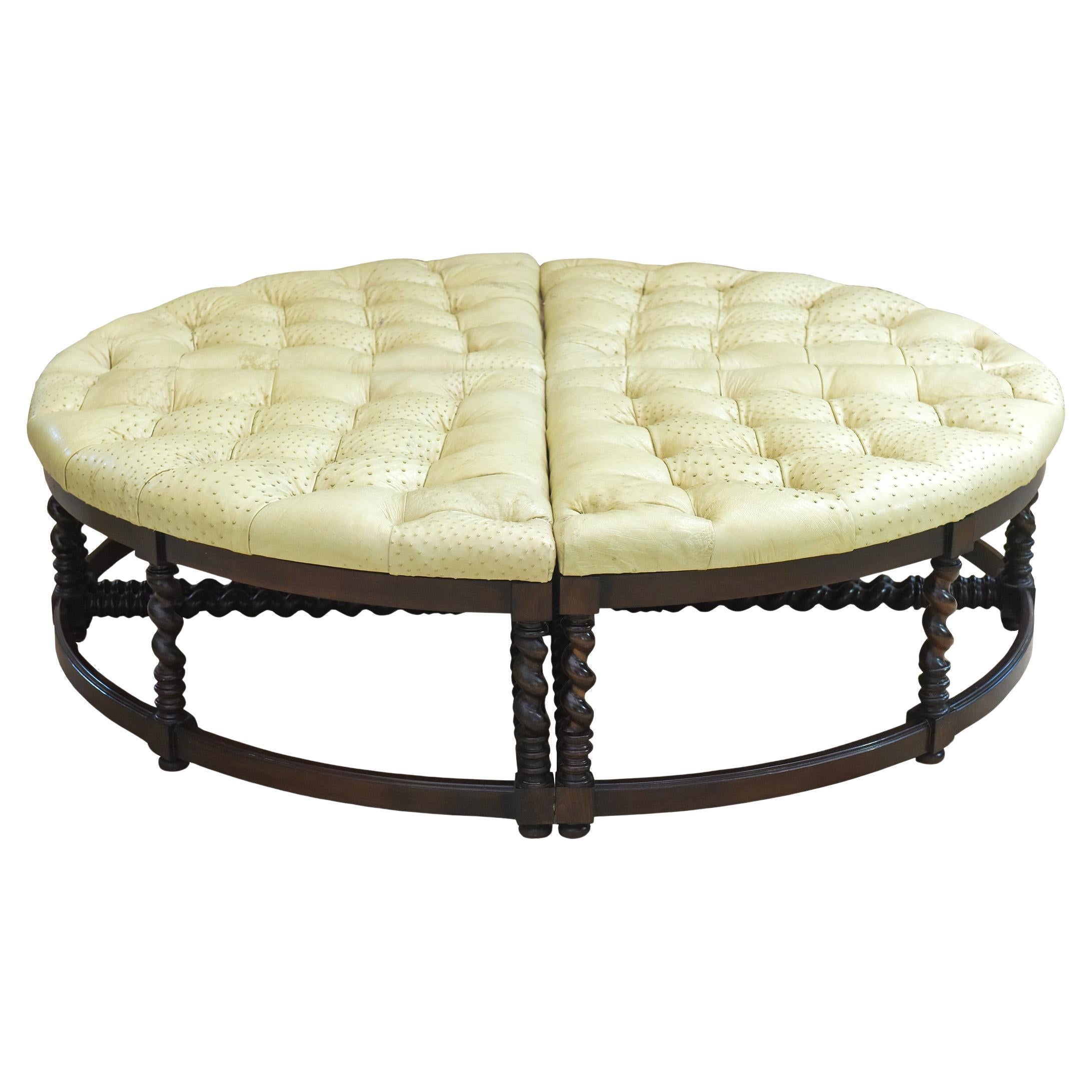 Ostrich Leather Tables