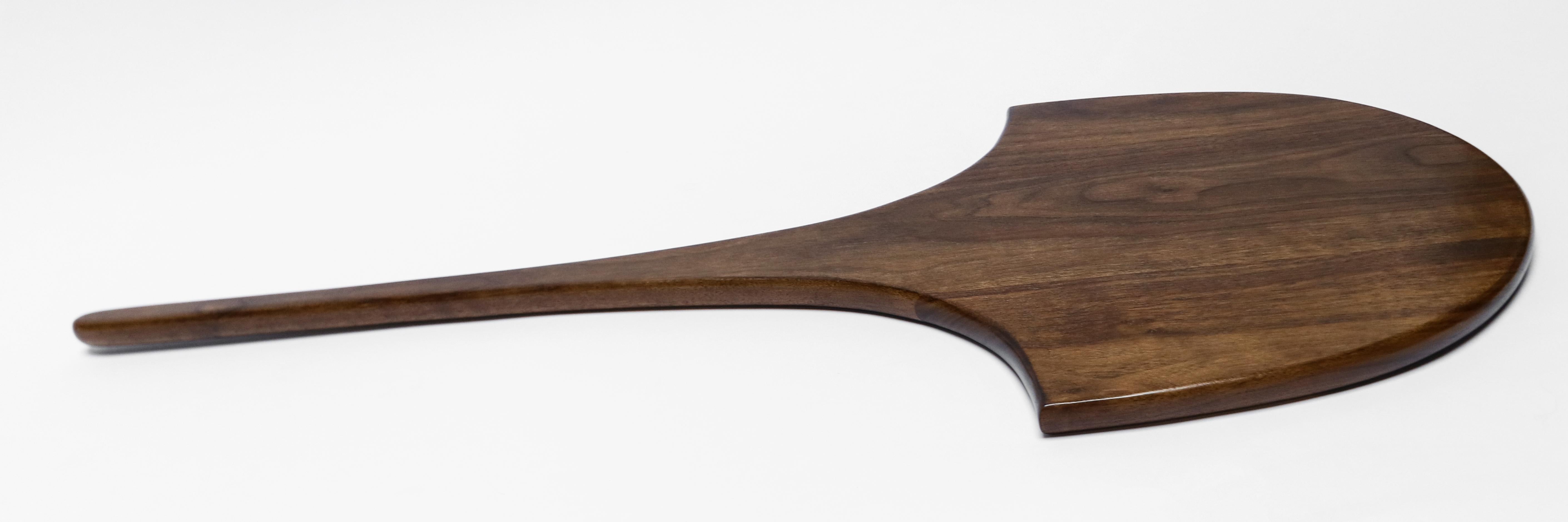 Custom Walnut Serving Board with Long Handle by Adesso Imports For Sale 2