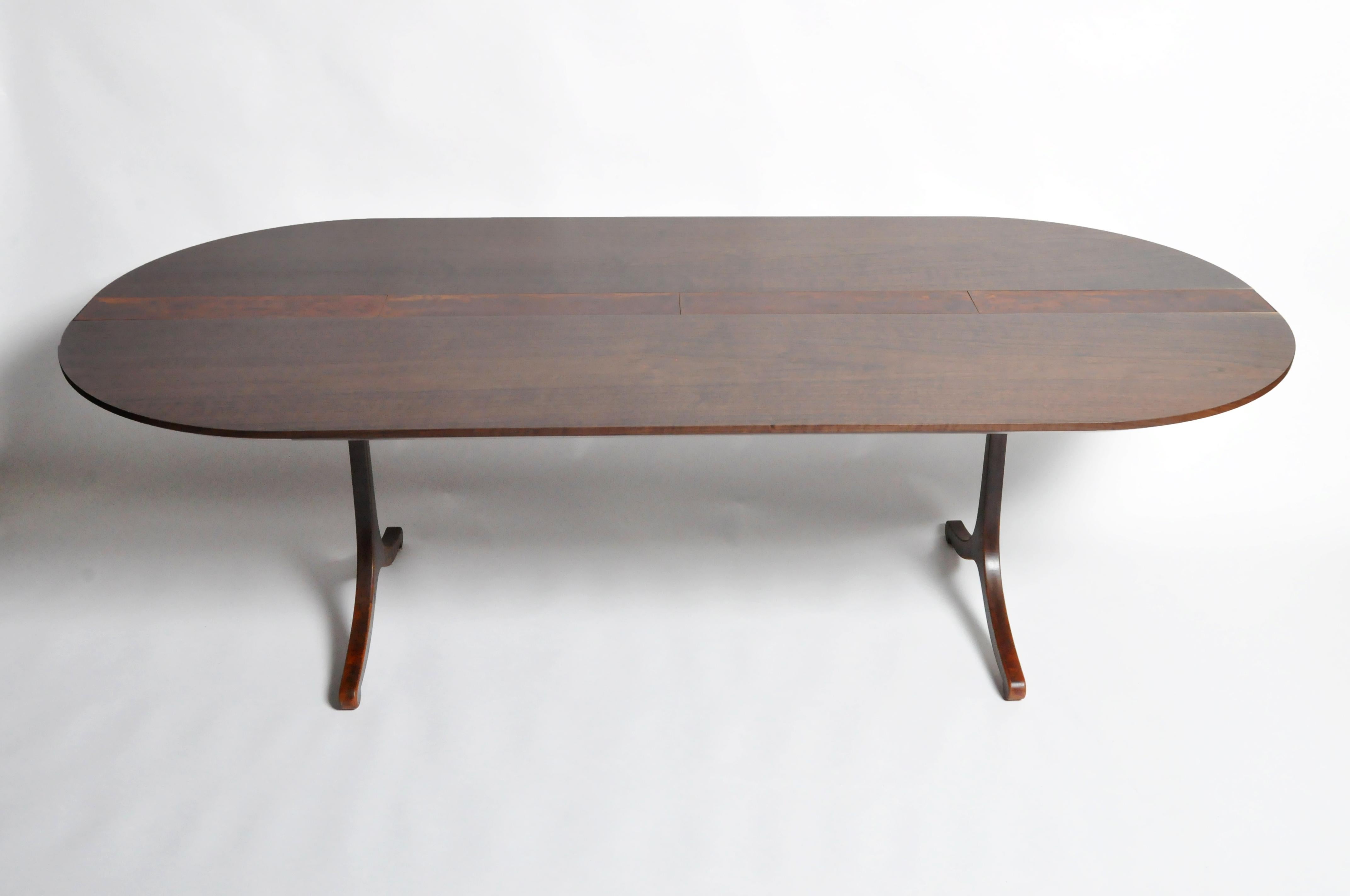 American Custom Walnut Table by Modern Industry for the Golden Triangle Chicago