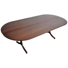 Custom Walnut Table by Modern Industry for the Golden Triangle Chicago