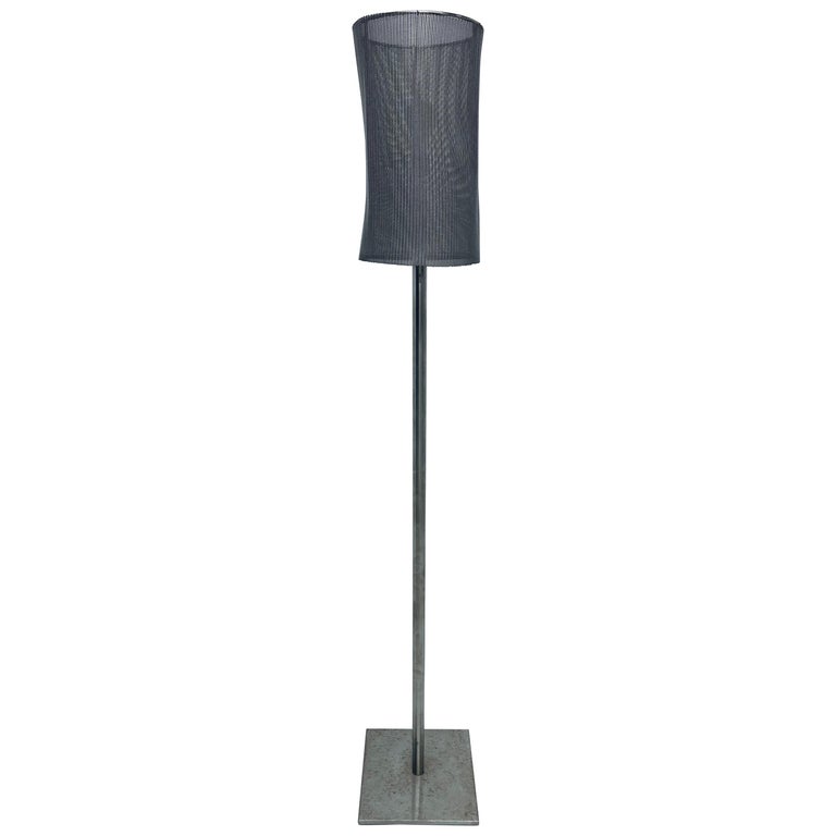 Mesh Shade Floor Lamp, Black Mesh Shade Floor Lamp