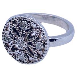 Custom Diamond White Gold Ring For Sale