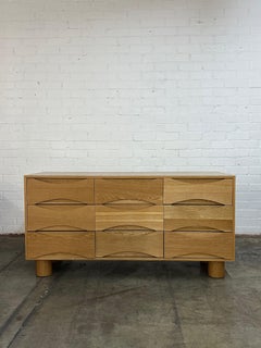 Custom White oak “Ojos” dresser - Floor model in stock