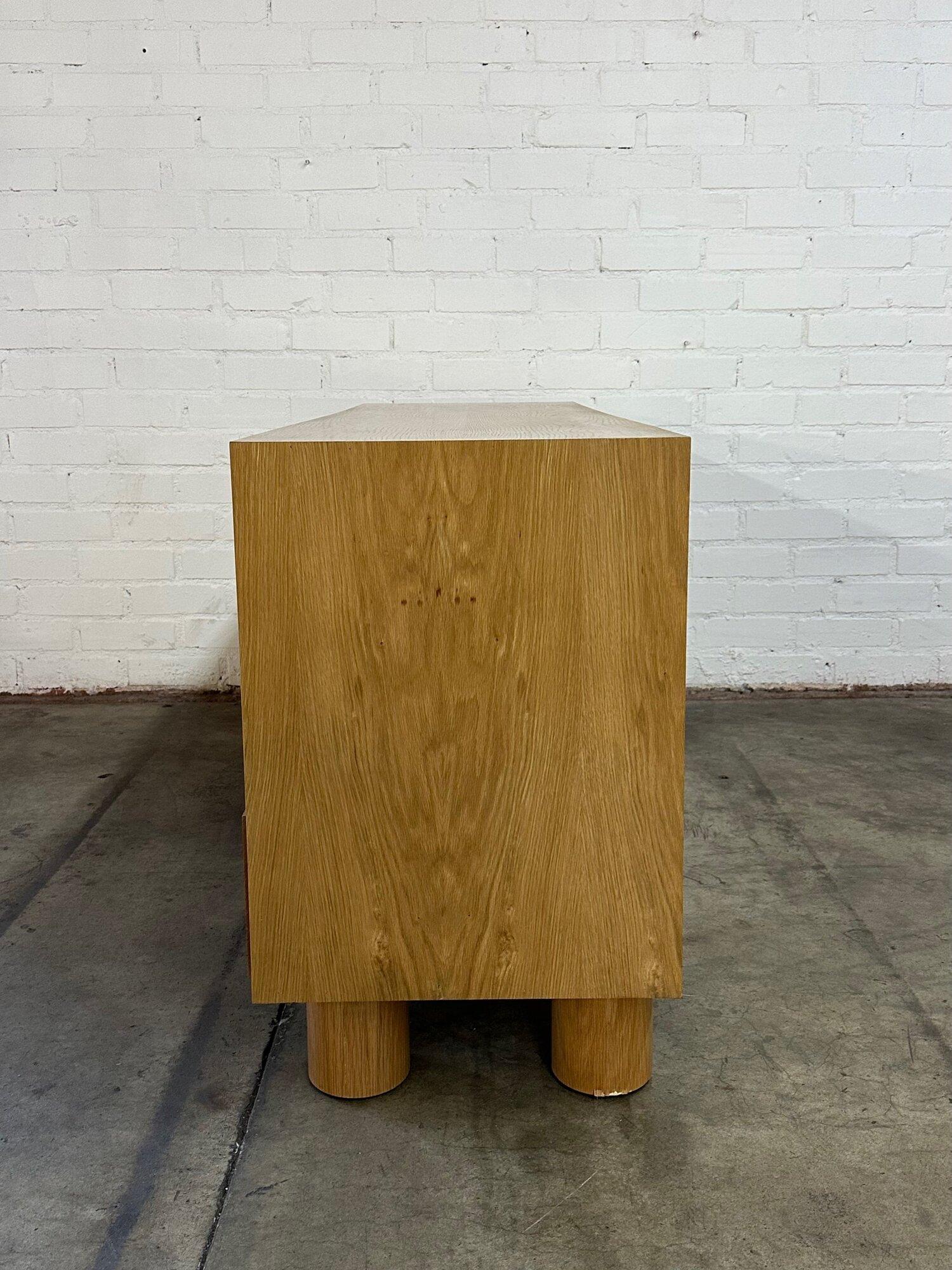Custom White oak “Ojos” dresser - Floor model in stock For Sale 3