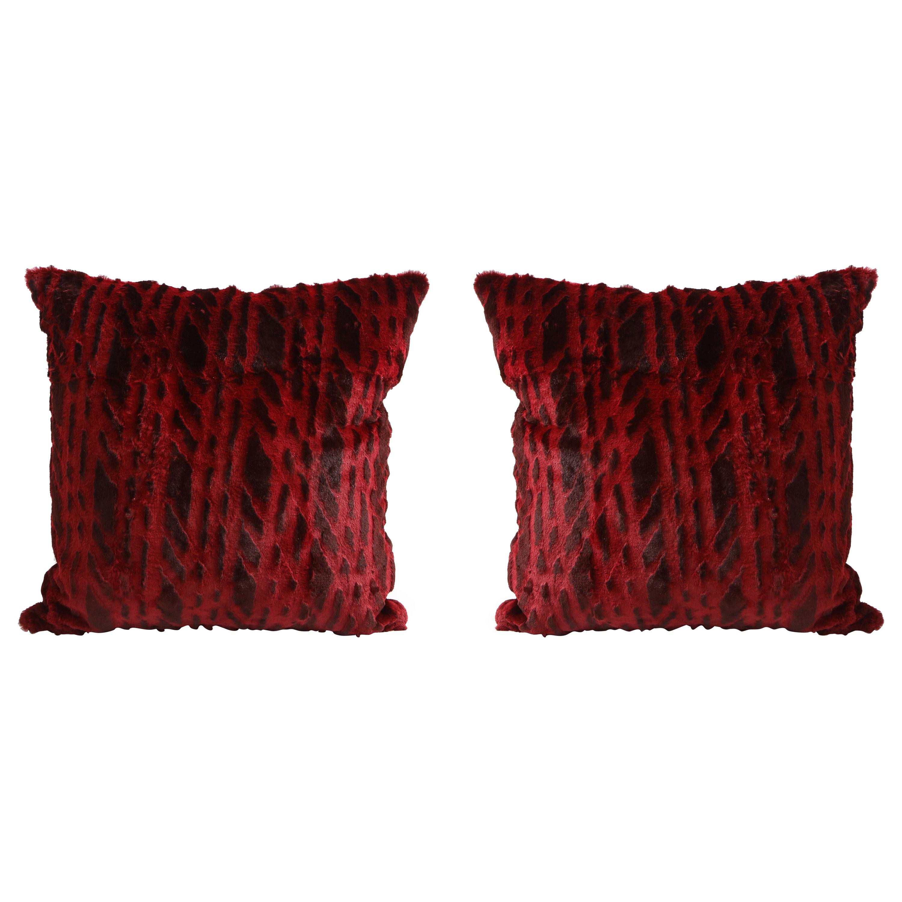 Custom Bordeaux Rex Pillows