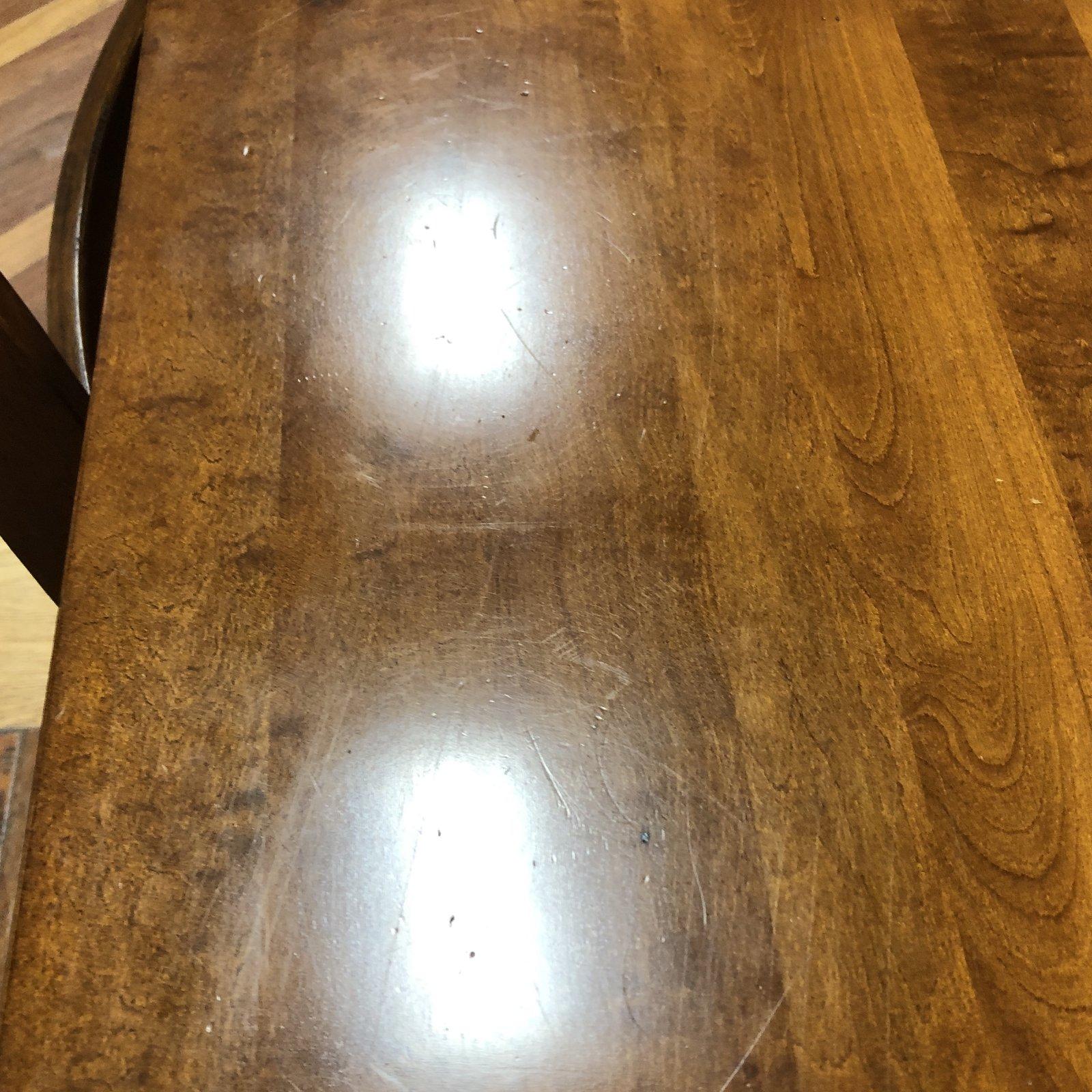 Custom Wood Dining Table and Six Chairs From Chile For Sale 6