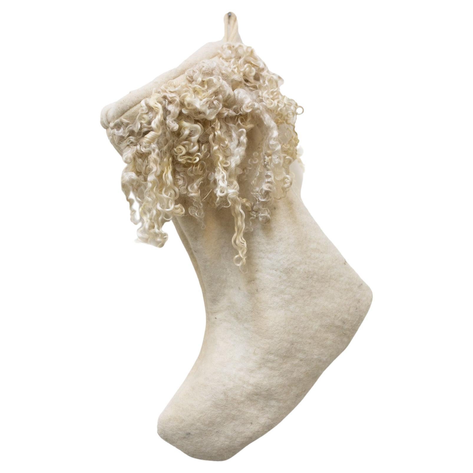 Custom Wool Felted Stocking For Sale