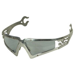 Pare-soleil à flamme en aluminium Y2K sur mesure