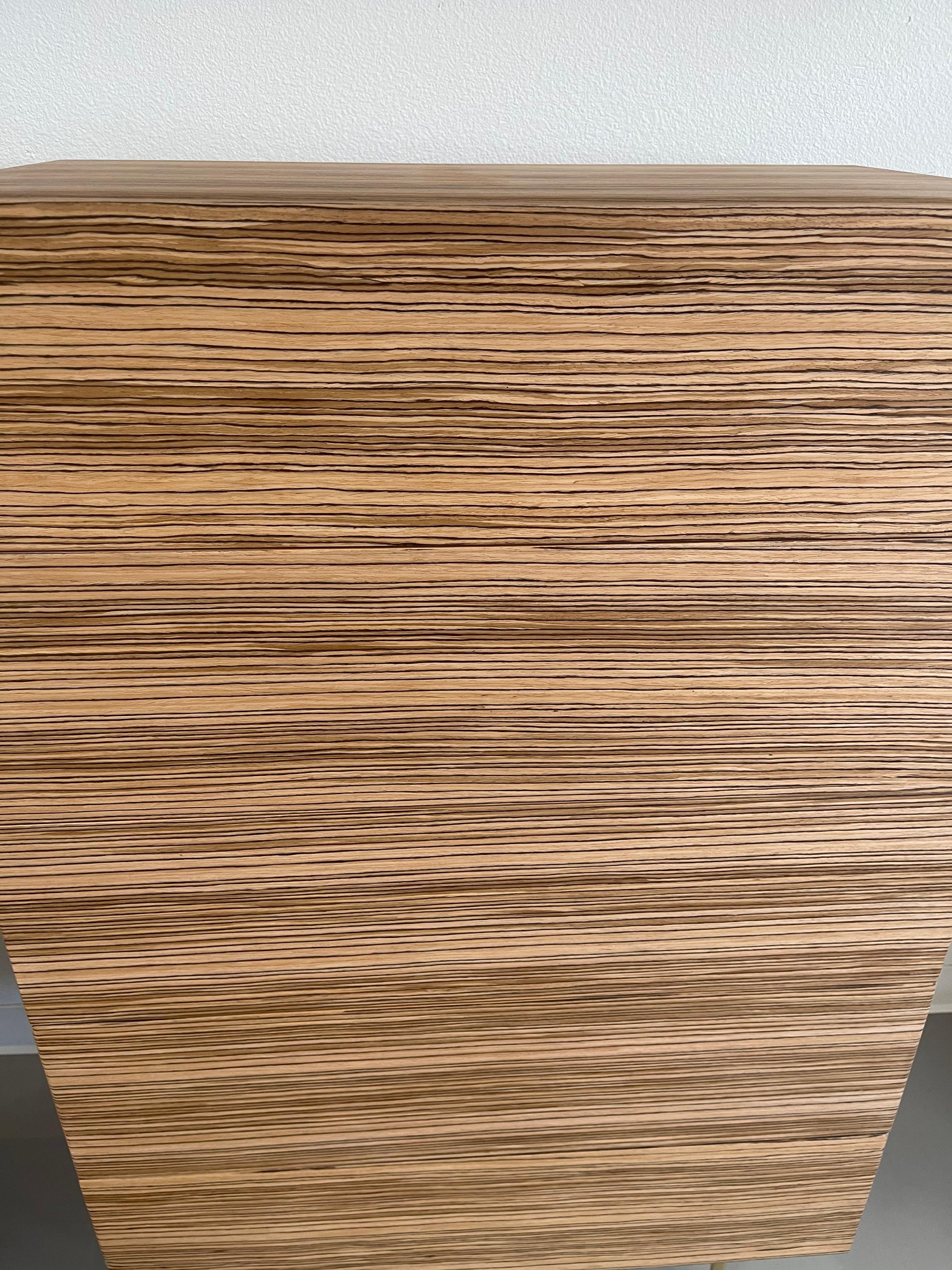 Custom Zebrawood Chest For Sale 6