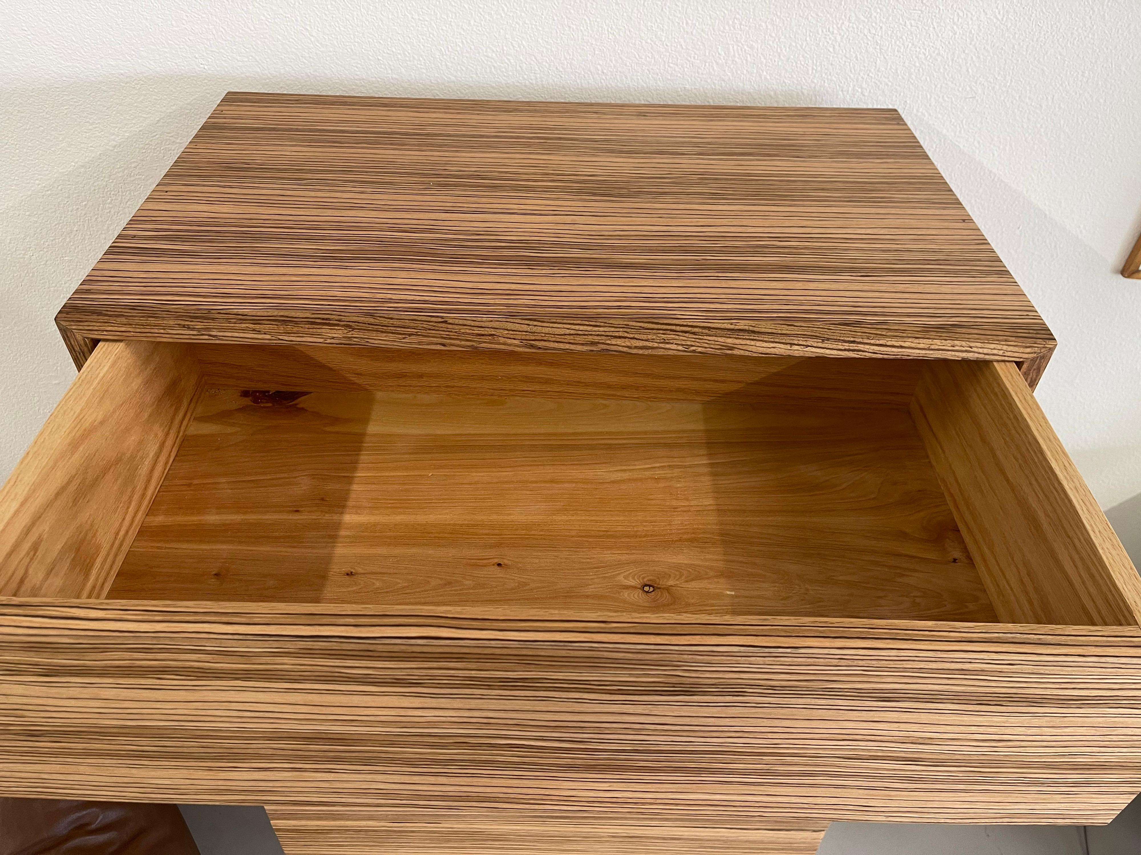 Custom Zebrawood Chest For Sale 1