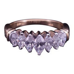 Custome Made Diamond Ring in 14K Yellow Gold Size 7