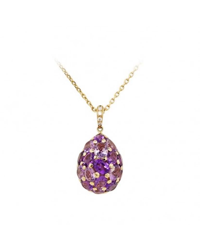 Women's Customisable Natkina Rare Blue 5.14 Carat Topaz Diamond Drop Pendant Necklace For Sale