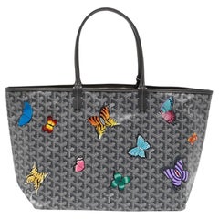 Customised "Butterfly" II Goyard Monogram St Louis PM Bag