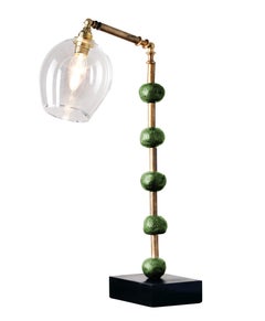 Customised order for Corina, 2x 'Pearl' Desk Lamp, Green, by Margit Wittig