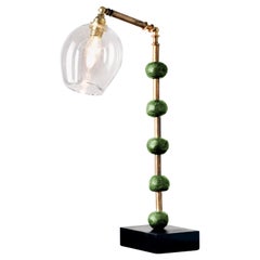Customised order for Corina, 2x 'Pearl' Desk Lamp, Green, by Margit Wittig