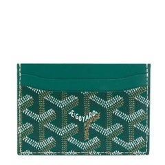 Goyard Customised Green Saint-Sulpice Cardholder
