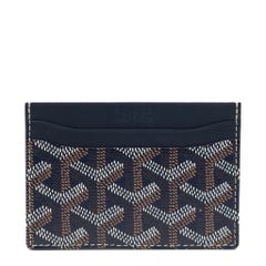 Goyard Customised Navy Saint-Sulpice Cardholder