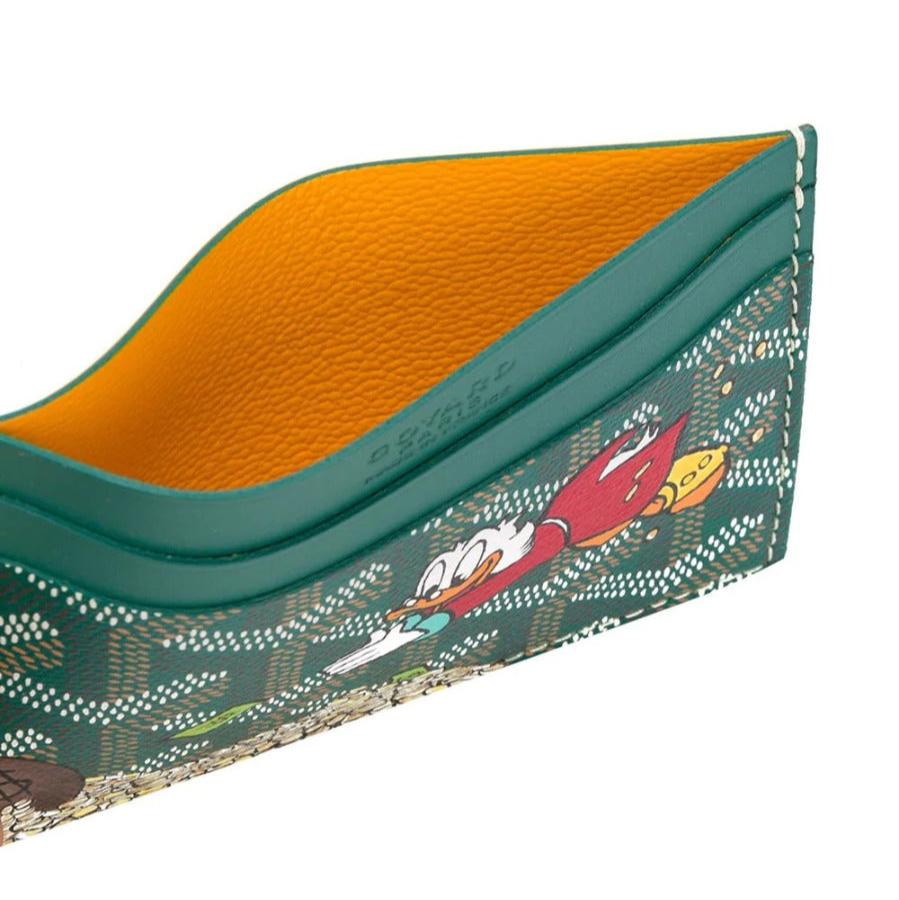 Goyard Customised Green Saint-Sulpice Cardholder Neuf - En vente à London, GB