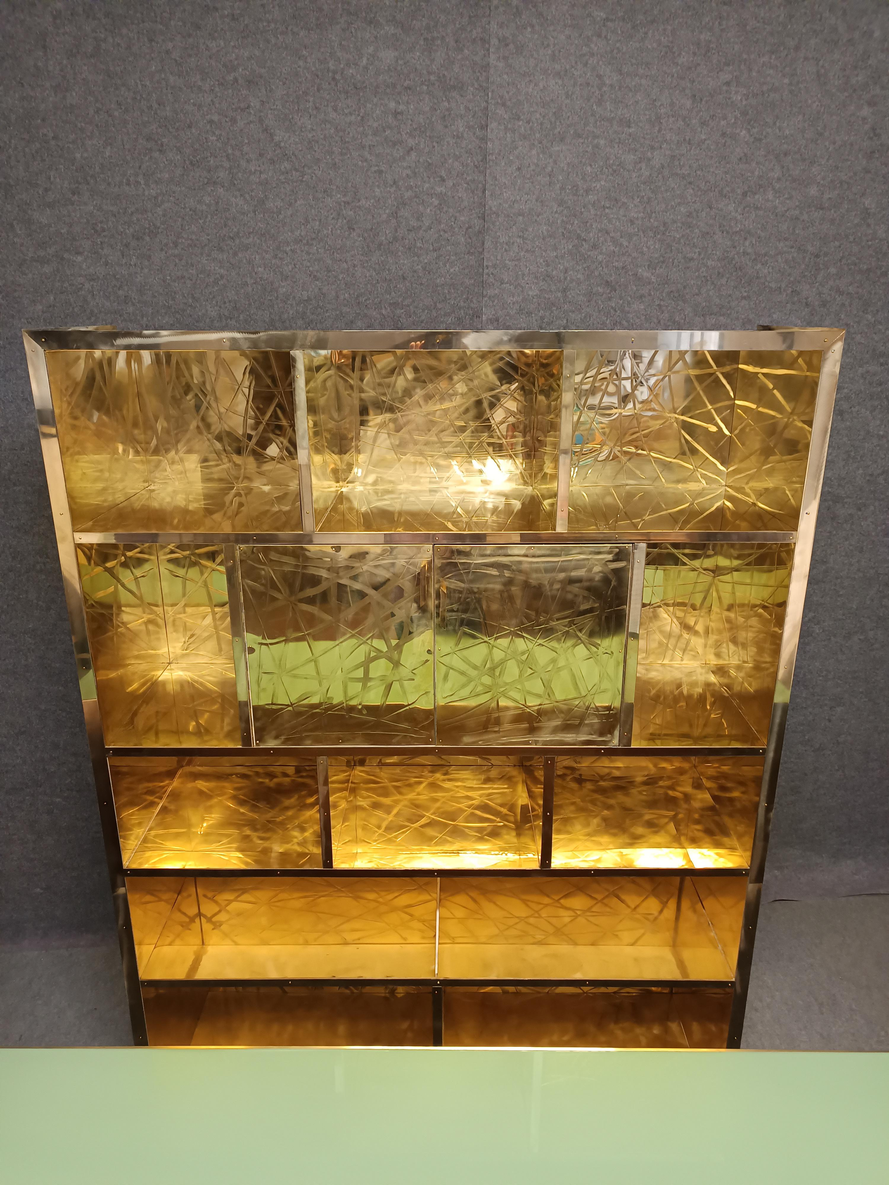 Brass kitchen pantry bar customizable studio A justfurnituress available in vendita 7