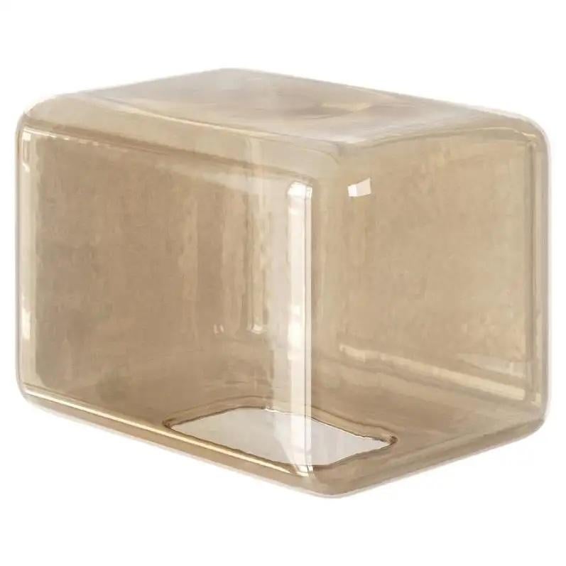 Table personnalisable Acerbis LOKUM en verre ambré de Sabine Marcelis en vente 1