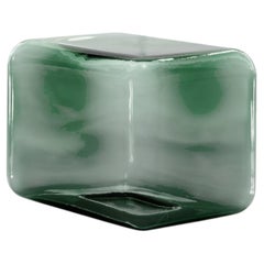 Customizable Acerbis LOKUM Petrol Green Glass Table by Sabine Marcelis