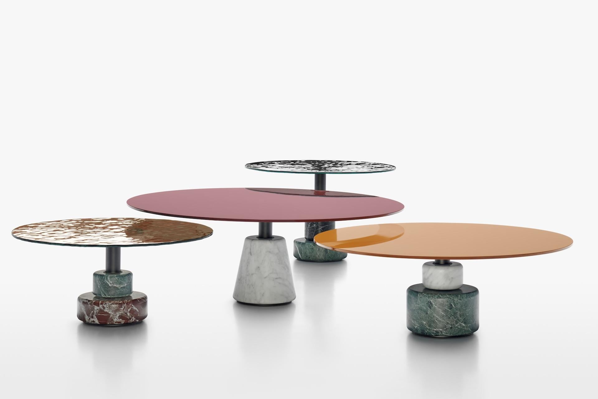 price for ash top.

Designed in 1983 by Giotto Stoppino and Lodovico Acerbis, the
Menhir collection is inspired by the stone monoliths of the British
Isles and France, which are the archetype of the column. This
research gave rise to the design of a