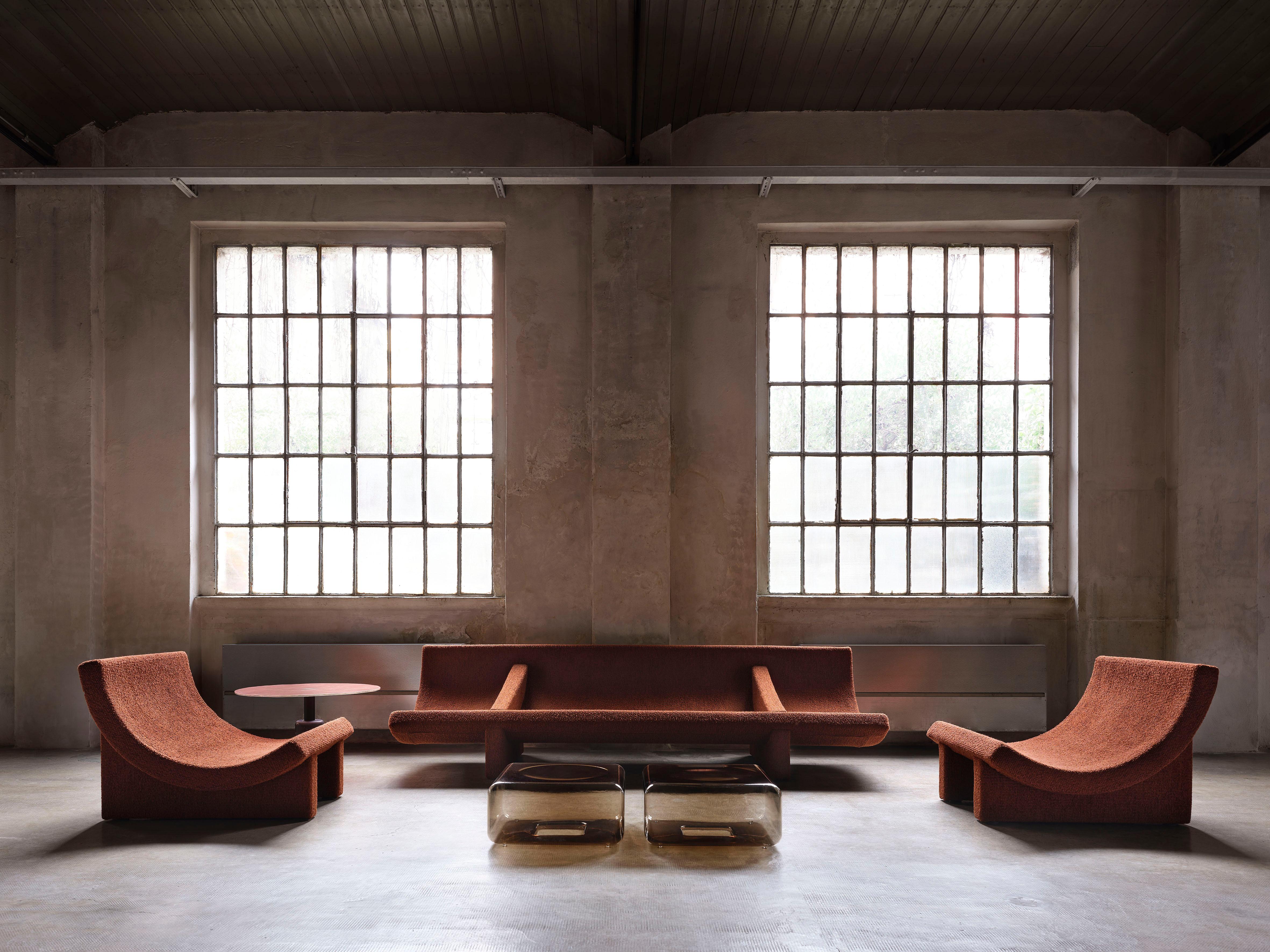 Italian Customizable Acerbis Trench Sofa by  Philippe Malouin For Sale