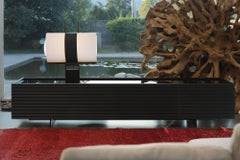 Customizable Albedo ALFIERI Sideboard with Glass shelves by Carlo Cumini