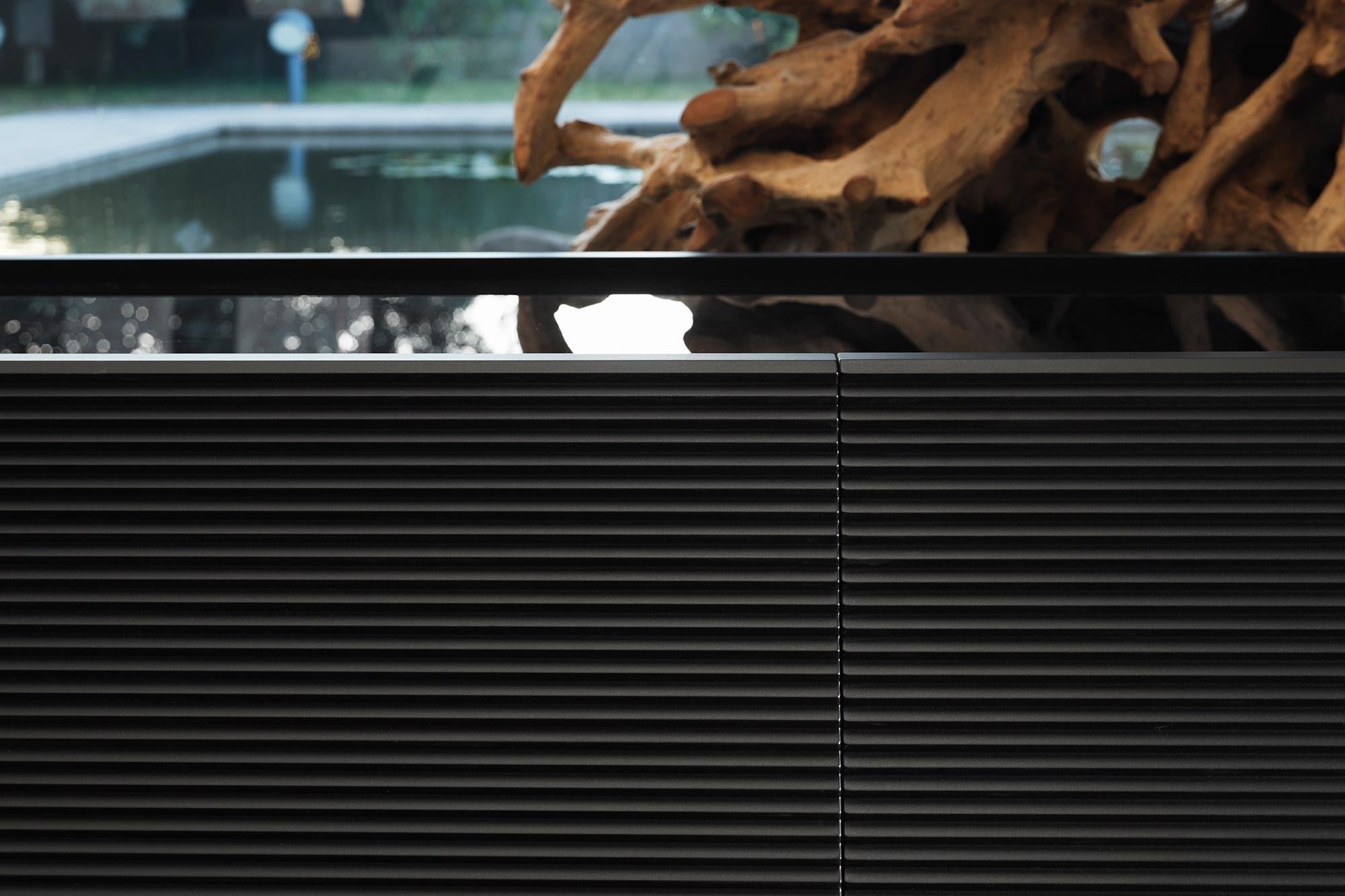 Italian Customizable Albedo ALFIERI Sideboard with Glass shelves by Carlo Cumini For Sale