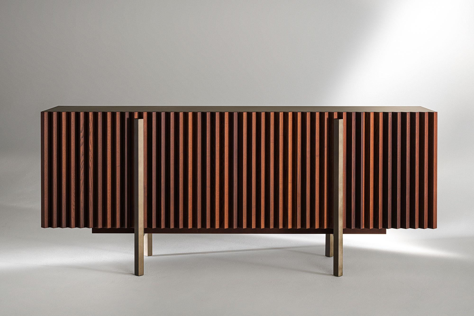 Italian Customizable Albedo Ara Sideboard by Carlo Cumini For Sale