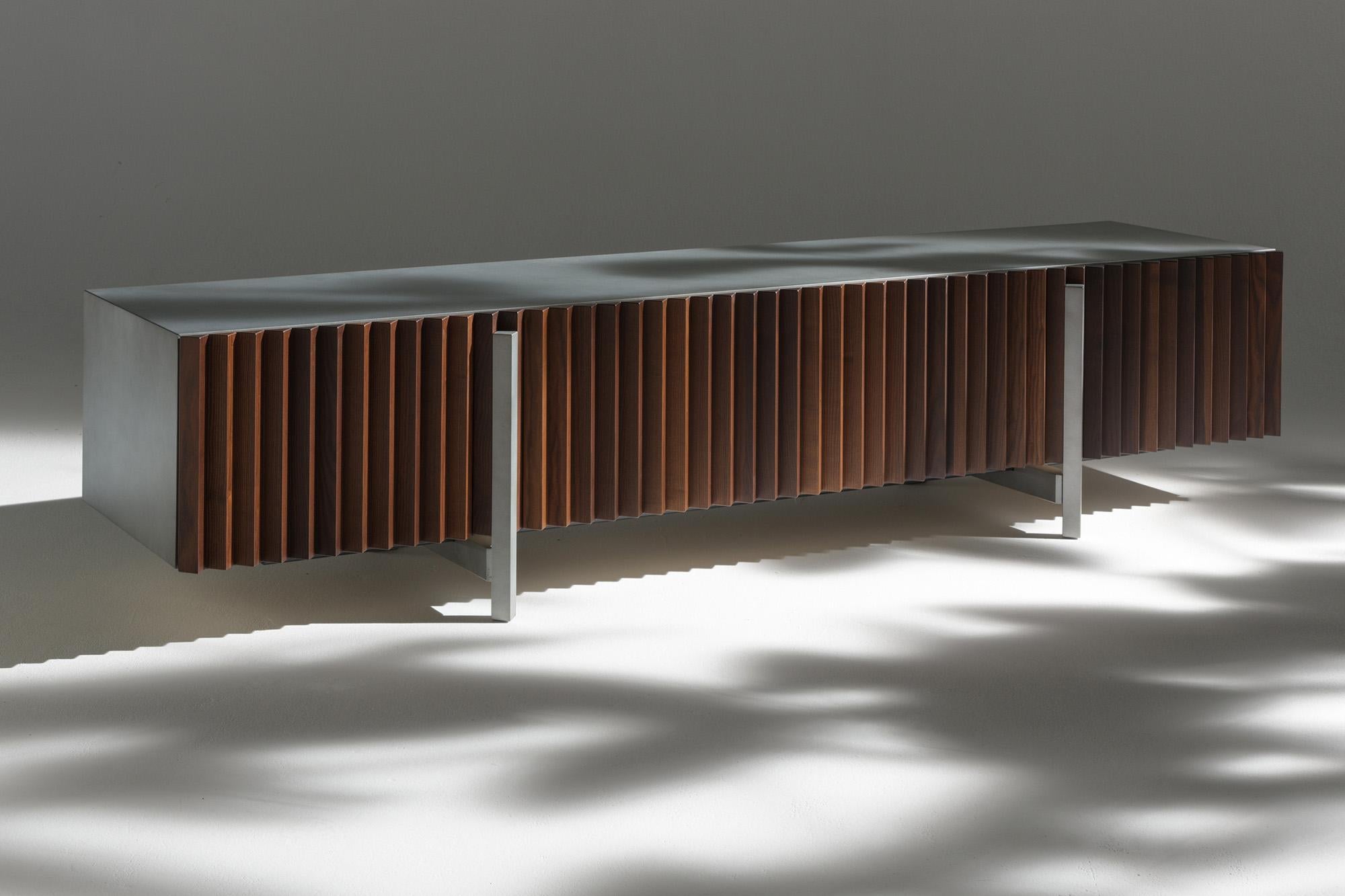 Meuble TV Albedo Ara personnalisable Carlo Cumini Neuf - En vente à New York, NY