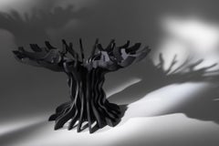 Customizable Albedo Glass Top Tale Table by Carlo Cumini