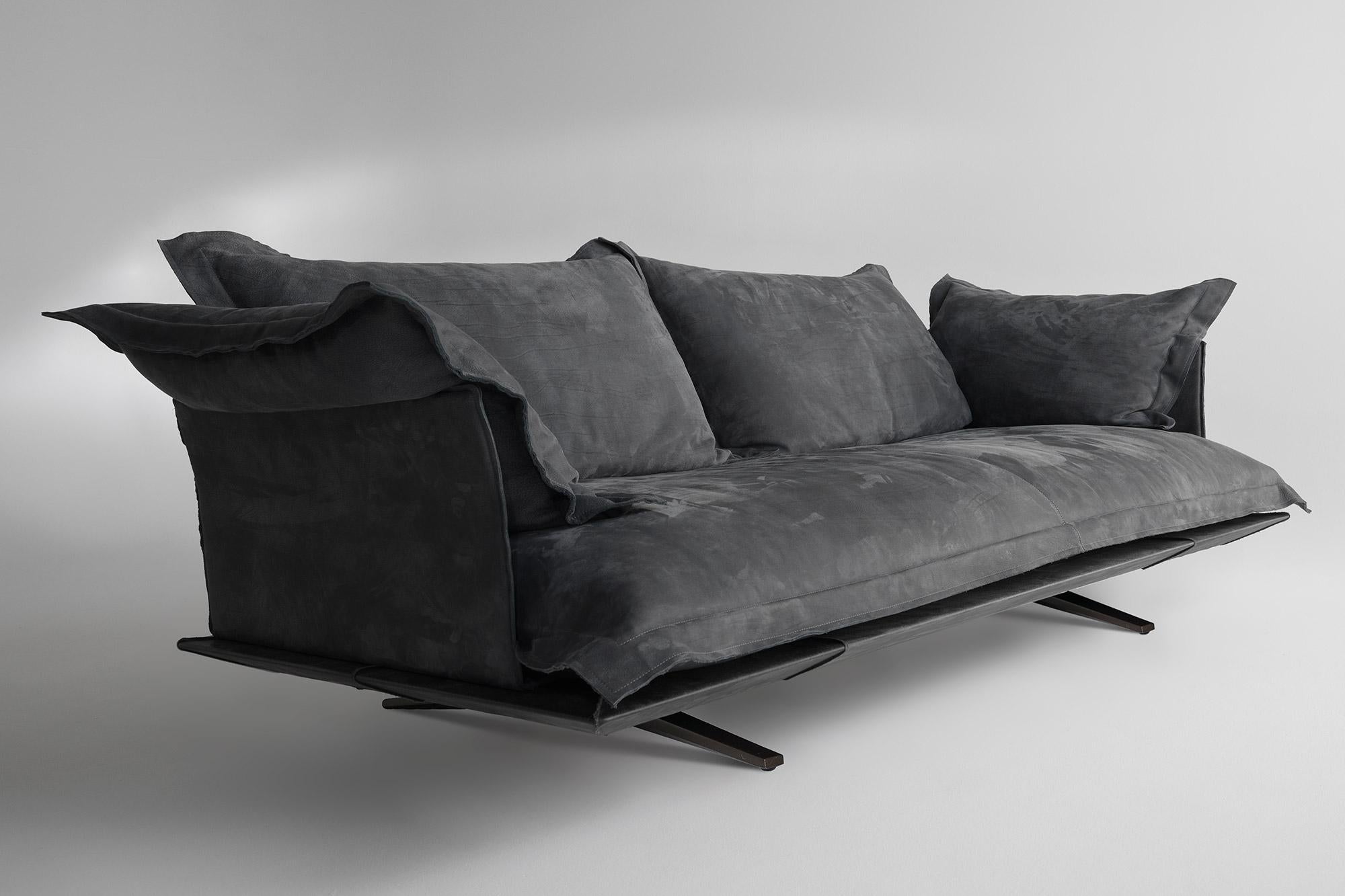 Italian Customizable Albedo Model Sofa by Jorge Pensi For Sale