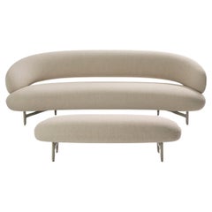 Customizable Artifort Muse Sofa & footstool by Monica Förster