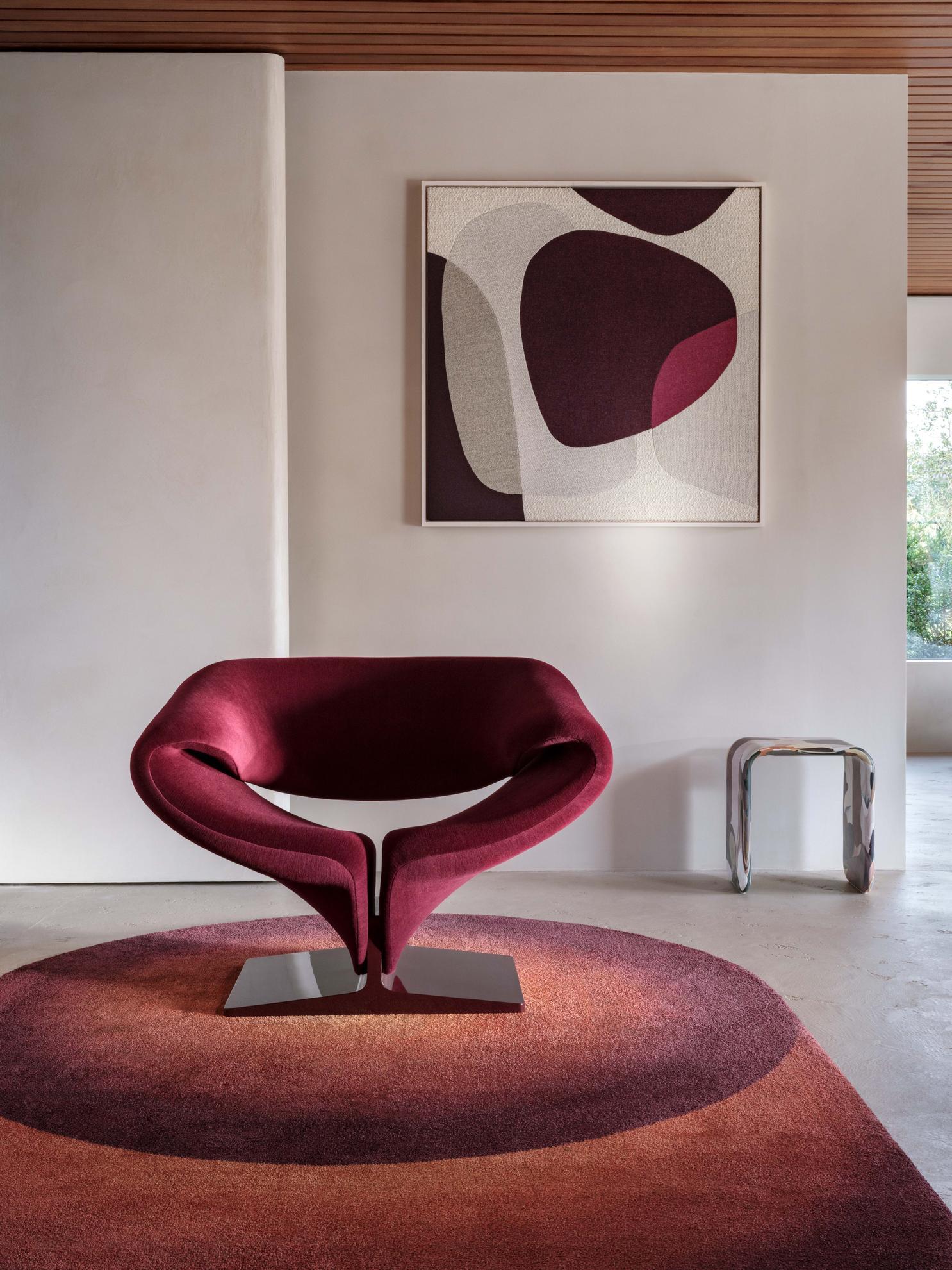 Stuhl Artifort Ribbon in Weiß von Pierre Paulin im Angebot 2