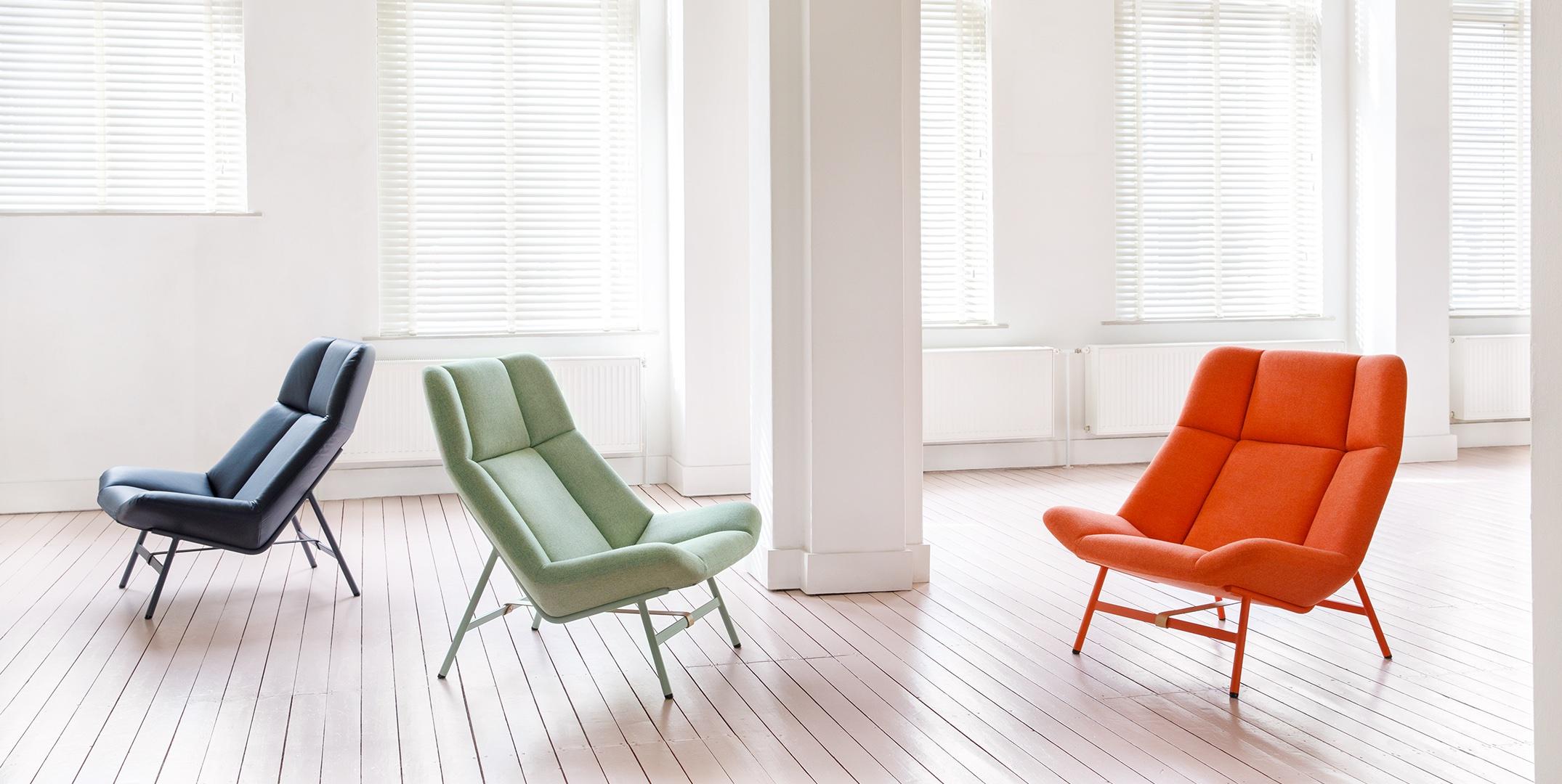 XXIe siècle et contemporain Chaise longue Artifort à facettes douces personnalisables par Scholten & Baijings en vente