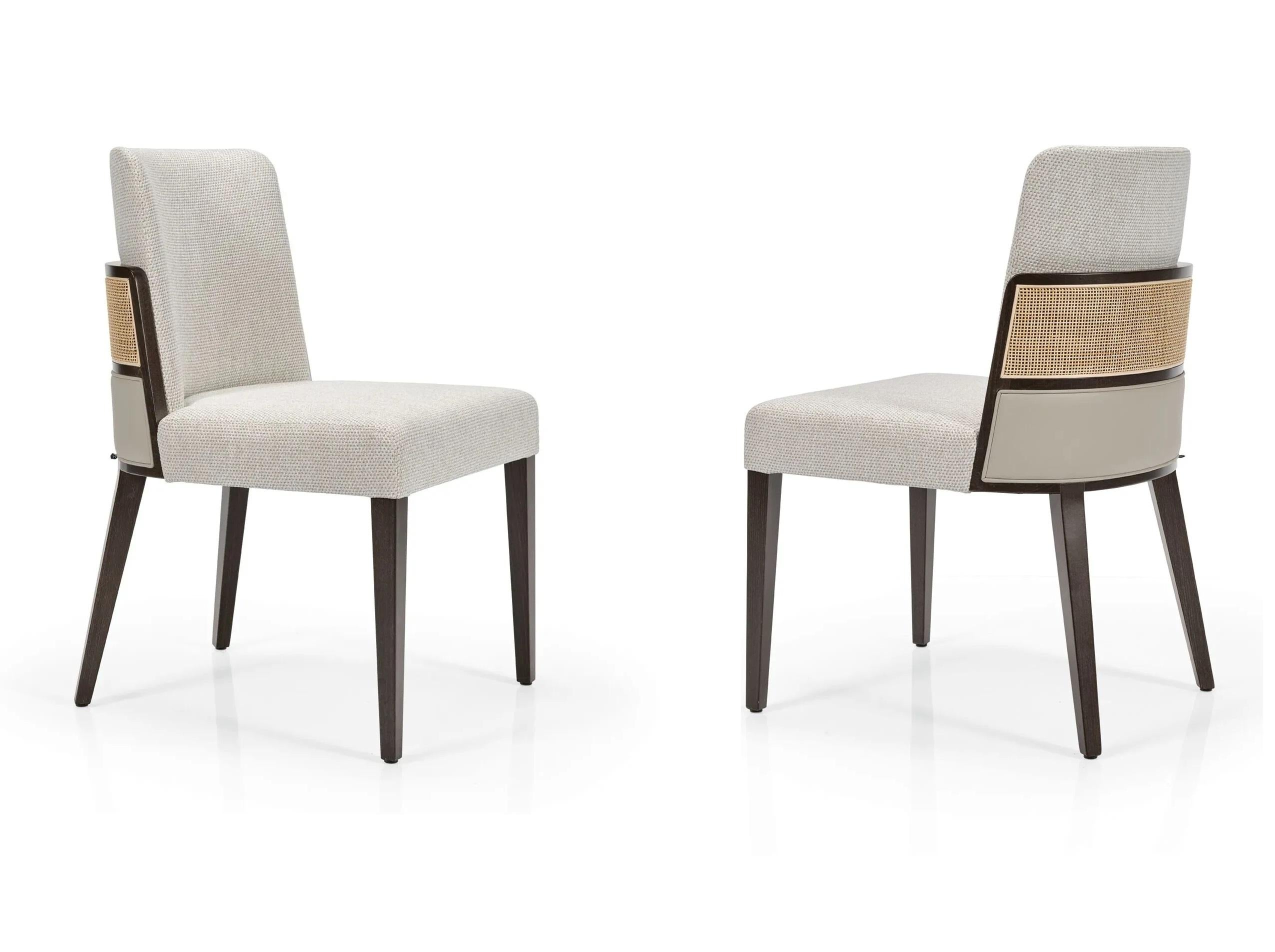 Anpassbarer Barhocker mit Leder- und Rattandetails im Zustand „Neu“ im Angebot in NEW YORK, NY