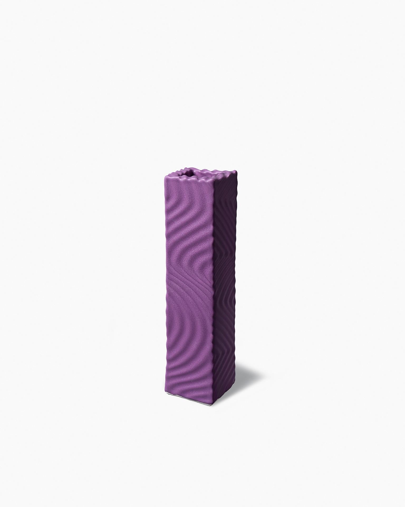 Italian Customizable Bittosi Wiggle Ceramic Vaso by Max Lamb For Sale
