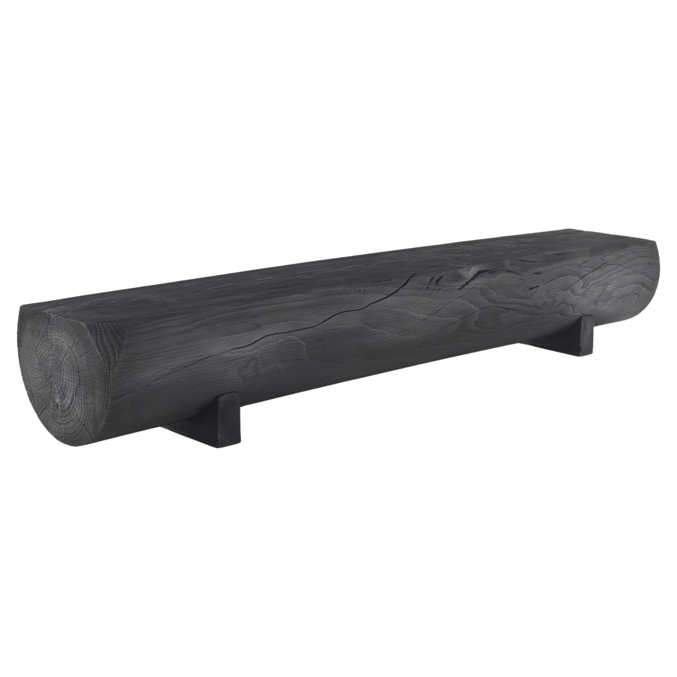Wood Wood personnalisable  Banc fabriqué à partir d'un seul bloc de cèdre scénique