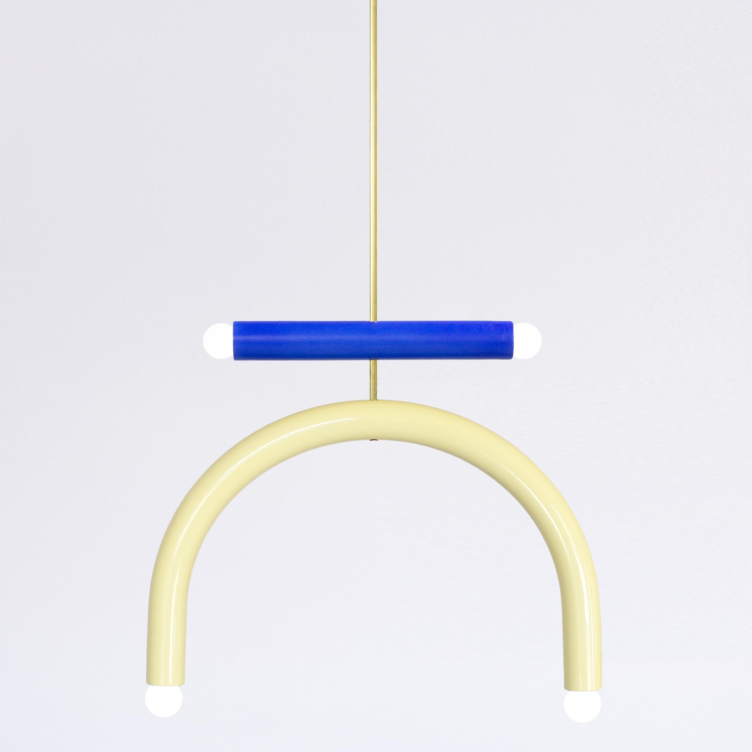 Fatto a mano Lampada a pedale in ceramica personalizzabile TRN E1 marrone di Pani Jurek in vendita