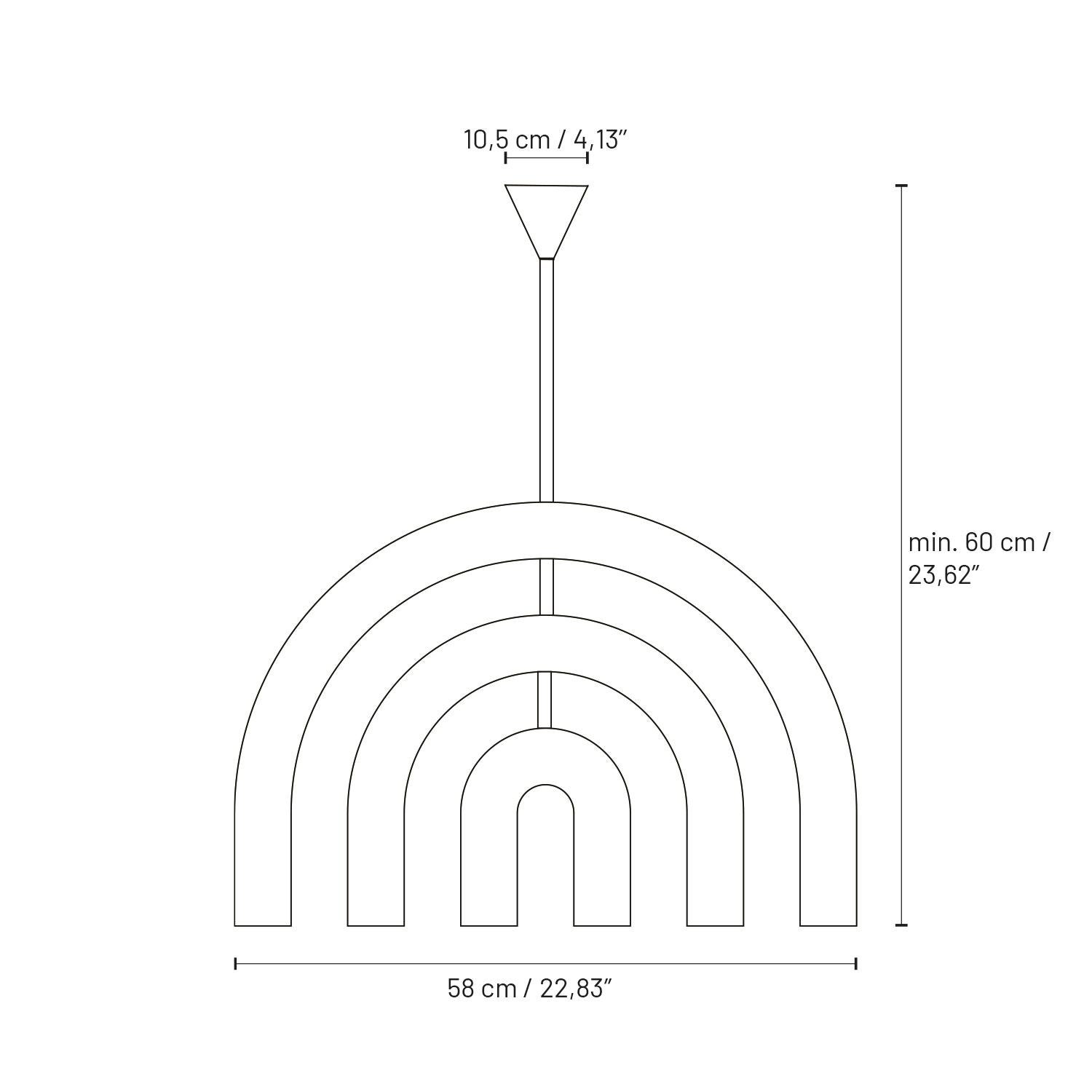 Lampe à pied personnalisable en céramique TRN F1 rouge noir ocre par Pani Jurek en vente 3