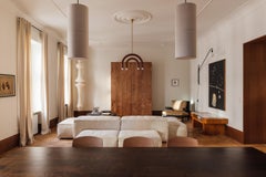 Anpassbare Keramik-Hängeleuchte 'TRN E3' von Pani Jurek, Brown