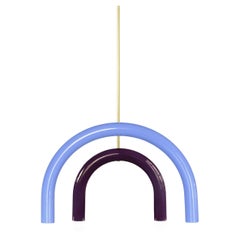 Lampe pendante personnalisable en céramique 'TRN E3' par Pani Jurek, Lilas & Aubergine