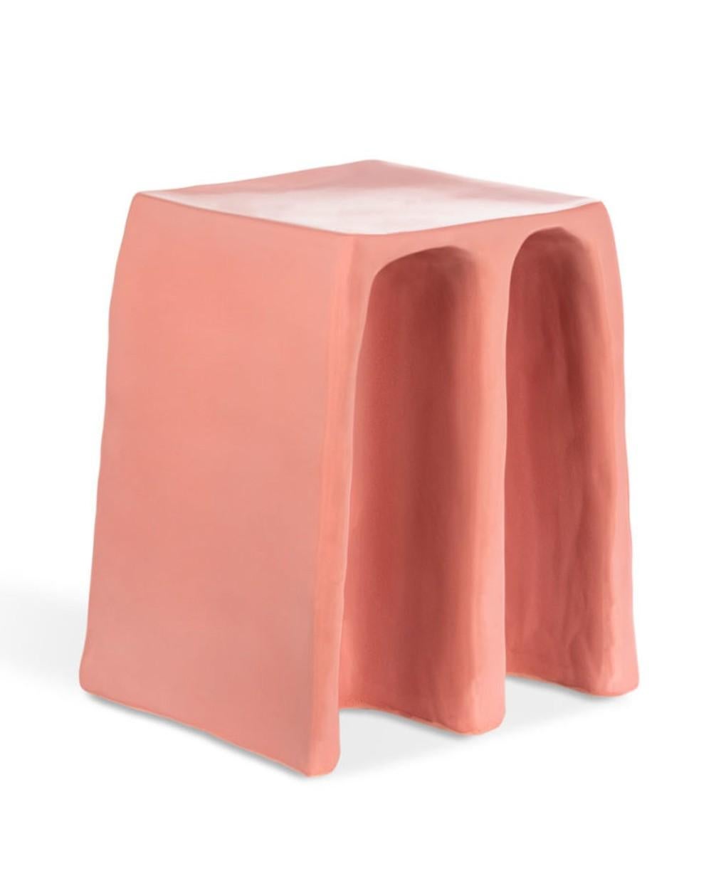 Contemporary Customizable Ceramic Pulpo Chouchou Stool BY LORENZO ZANOVELLO For Sale