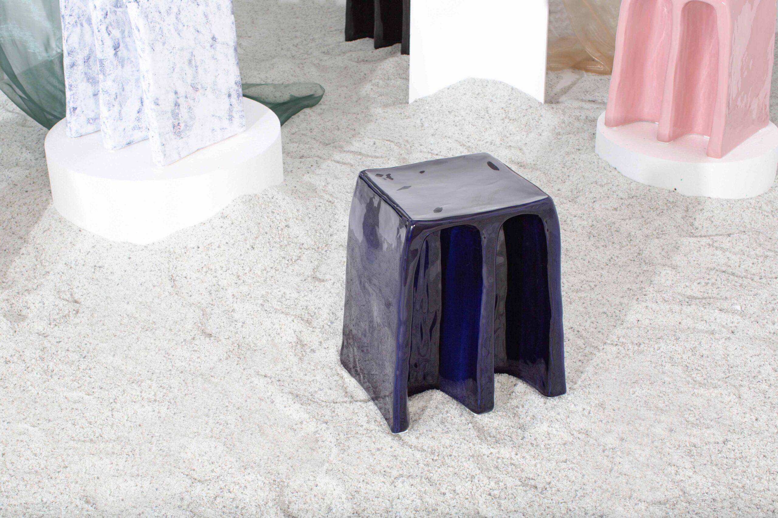 Customizable Ceramic Pulpo Chouchou Stool BY LORENZO ZANOVELLO For Sale 2